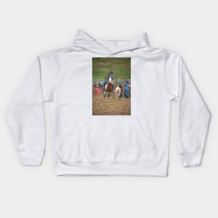 RODEOS, HORSES, COWBOYS Kids Hoodie